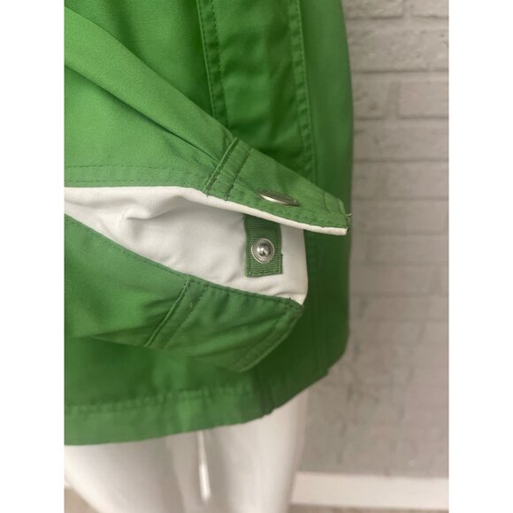 Weather Tamer Women Green Removable Hooded Wind Breaker Rain Jacket Size S - Picture 9 of 16